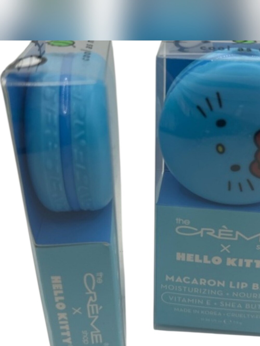 The Crème Shop x Hello Kitty Macaron Lip Balm - Cool As Mint Flavor Set Of 1 NEW - Picture 6 of 6